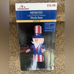 Inflatable 4 Foot Uncle Sam Blowup